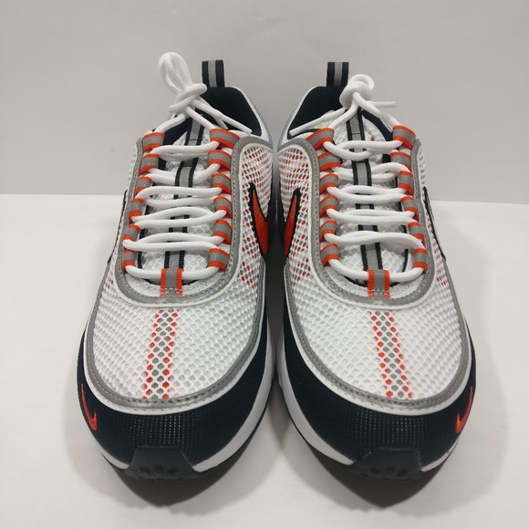 Nike Air Zoom Spiridon White Orange Black Shoes - Picture 4 of 8